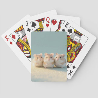 Adorable Trio of Mice Poker Cards