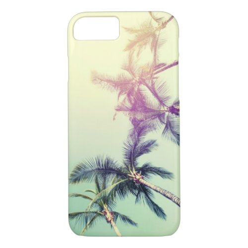 Adorable Tropical Beach Palms iPhone 87 Case