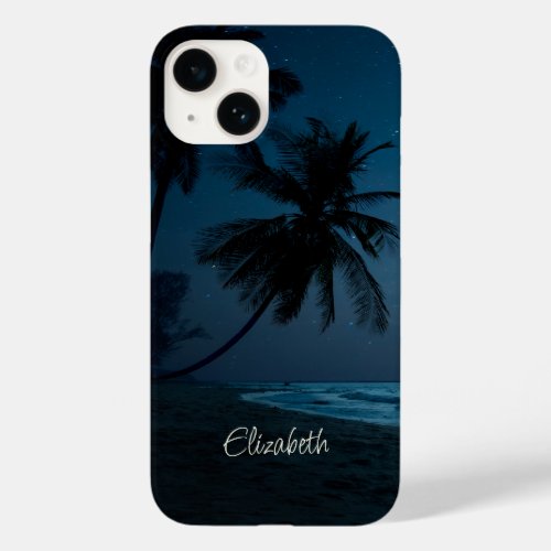 Adorable Tropical Beach Palms Case_Mate iPhone 14 Case