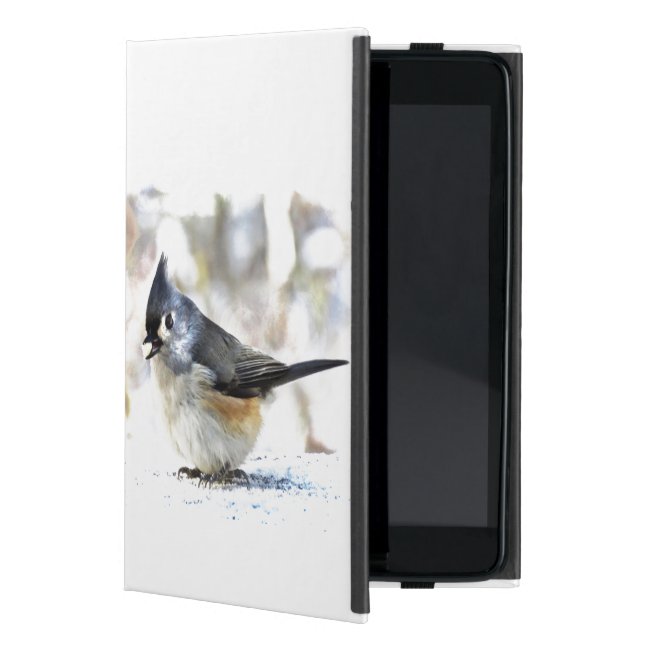 Adorable Tufted Titmouse Bird iPad Mini Case