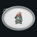 Adorable Turtle in Halloween Mood Essential T-Shir Belt Buckle<br><div class="desc">Adorable Turtle in Halloween Mood Essential T-Shirt</div>