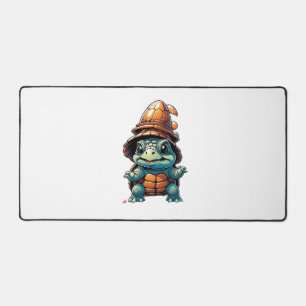Adorable Turtle in Halloween Mood Essential T-Shir Desk Mat