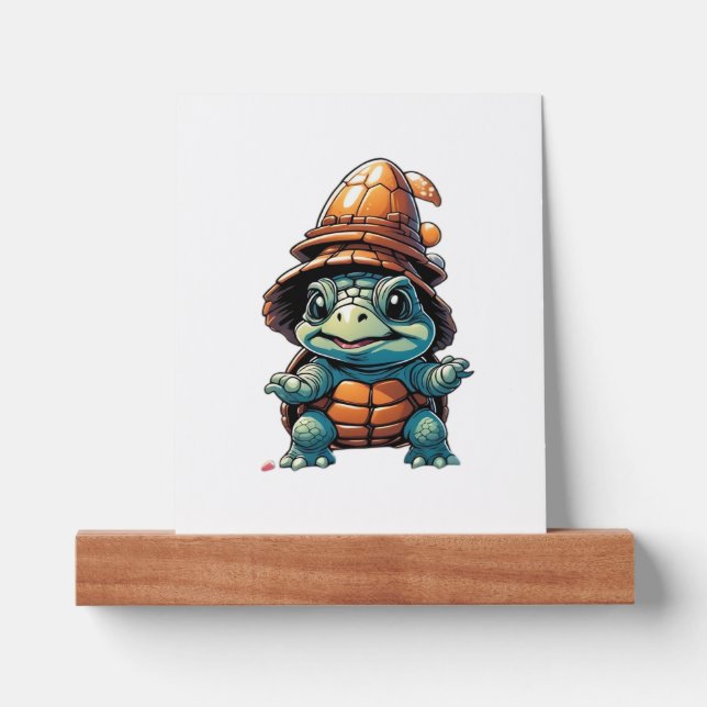 Adorable Turtle in Halloween Mood Essential T-Shir Picture Ledge (Front)