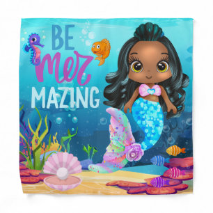 Adorable Under the Sea Be Mer-mazing Mermaid Bandana