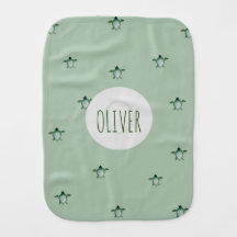 Adorable under the sea green turtle monogram