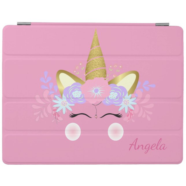 Adorable Unicorn Face Magical iPad Smart Cover (Horizontal)