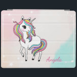 Adorable Unicorn Magical Stars Ombre iPad Smart Cover<br><div class="desc">Adorable magical unicorn. An elegant and sophisticated design.</div>
