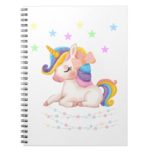 Adorable Unicorn Notebook