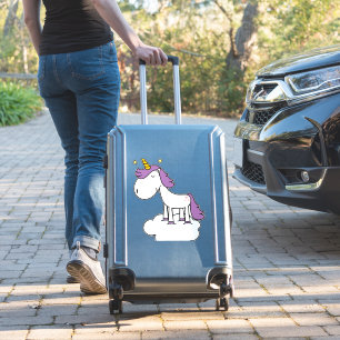 Adorable unicorn sticker