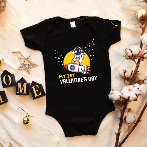 Adorable Valentines Day gifts Astronaut Outfit Baby Bodysuit