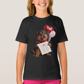 Adorable Valentine's Dog Design - Perfect Gift T-Shirt
