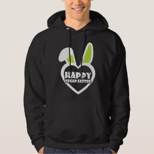 Adorable Veganism Easter Artwork Vegan Easter Hoodie