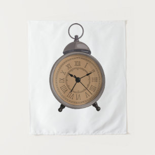 Adorable Vintage Alarm Clock Tapestry
