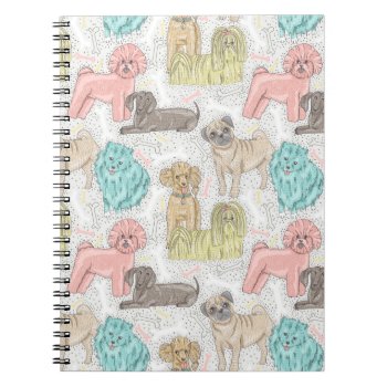 Adorable Vintage Doggies For Dog Lovers Notebook by PetsandVets at Zazzle