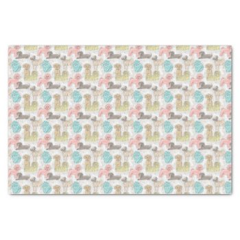 Adorable Vintage Doggies For Dog Lovers Tissue Paper by PetsandVets at Zazzle