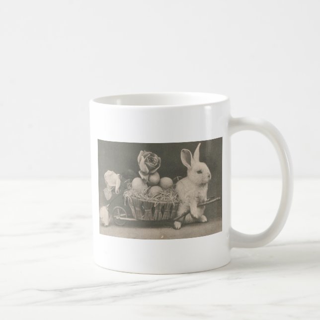 Adorable Vintage Easter Rabbit Coffee Mug (Right)