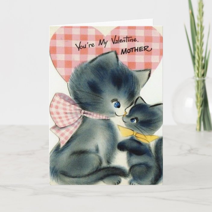 Adorable Vintage Valentine S Day Card For Mother Zazzle Com Adorable Vintage Valentine S Day Card For Mother Zazzle Com