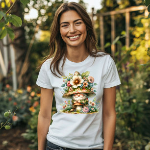 Adorable Watercolor Garden Gnome T-Shirt