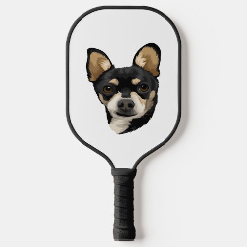 Adorable Watercolor Pup Pickleball Paddle