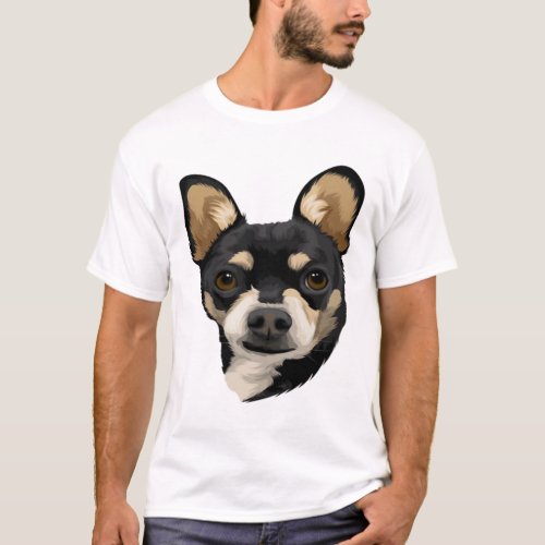 Adorable Watercolor Pup T_Shirt