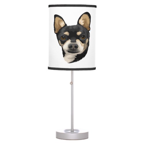 Adorable Watercolor Pup Table Lamp