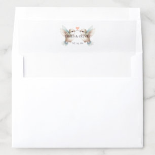 Adorable Wedding Couple Envelope Liner