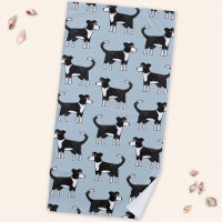 Adorable Welsh Border Collie Sheep Dog Pattern