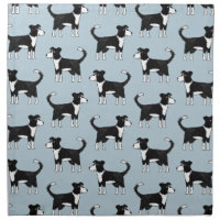 Adorable Welsh Border Collie Sheep Dog Pattern