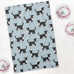 Adorable Welsh Border Collie Sheep Dog Pattern Kitchen Towel<br><div class="desc">An adorable black and white Welsh Border Collie sheepdog.  These gorgeous and intelligent working dogs are great for animal lovers,  veterinarians,  dog walkers and groomers.</div>