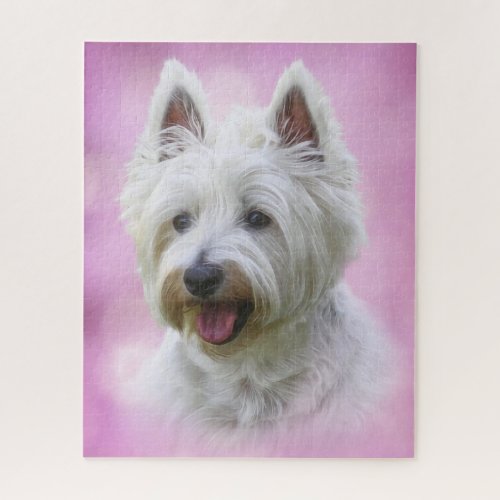 Adorable west highland white terrier jigsaw puzzle