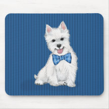 Adorable West Highland White Terrier Mouse Pad