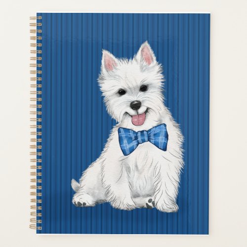 Adorable West Highland White Terrier Planner