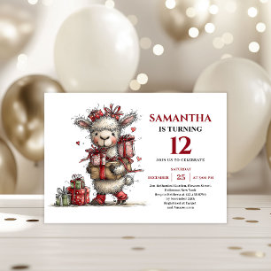 Adorable whimsical animals theme kids birthday  invitation