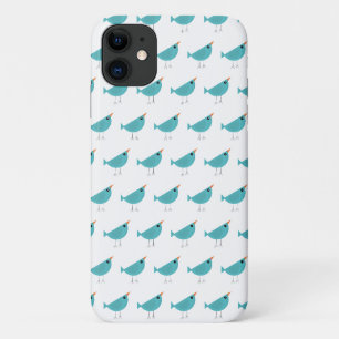 Adorable Whimsical Bird Nature Art iPhone 11 Case