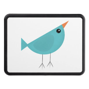Adorable Whimsical Bird Nature Art Hitch Cover