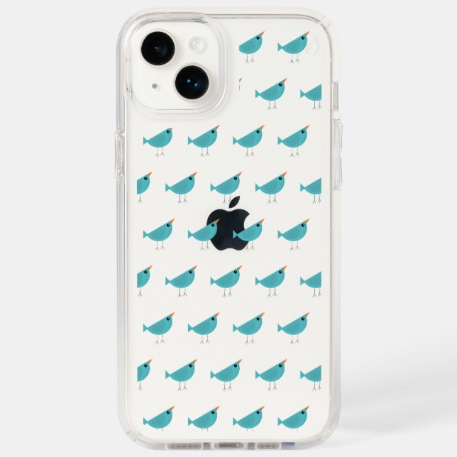 Adorable Whimsical Bird Nature Art Speck iPhone Case (Front)