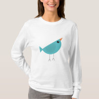 Adorable Whimsical Bird Nature Art