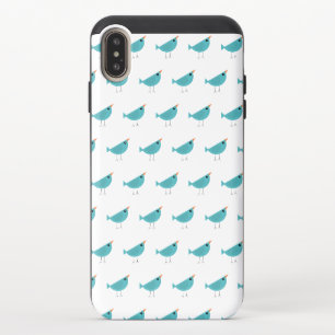 Adorable Whimsical Bird Nature Art iPhone XS Max Slider Case