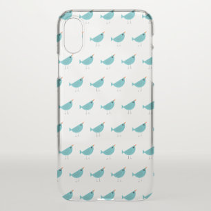 Adorable Whimsical Bird Nature Art iPhone X Case