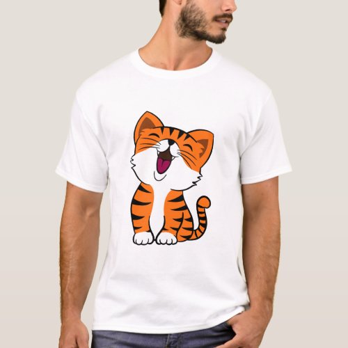 Adorable Whiskers A Glimpse into the World of a P T_Shirt