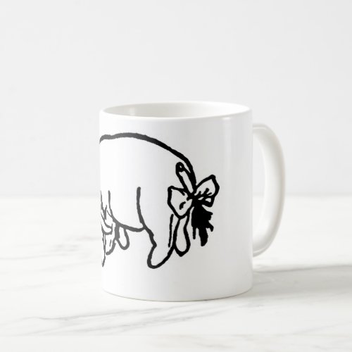 Adorable Winnie the Pooh Eeyore sketch Coffee Mug