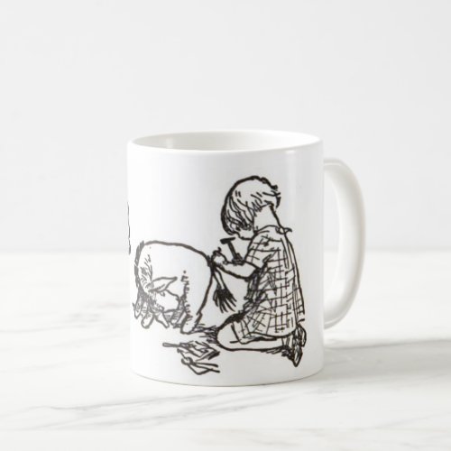 Adorable Winnie the Pooh sketch Coffee Mug
