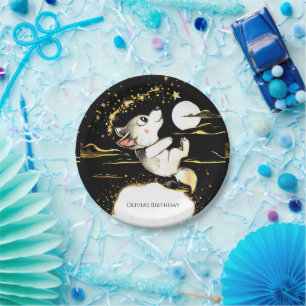 Adorable Wolf Birthday Paper Plates