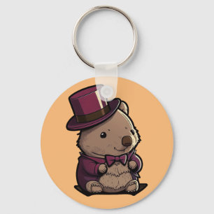 Adorable Wombat Keychain