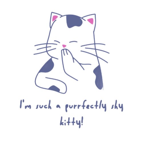 Adorable Womens Purrfect Kitty T_Shirt