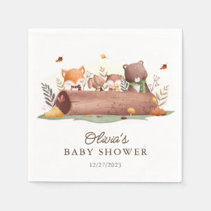 Adorable Woodland Animals Napkins