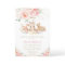 Adorable Woodland Blush Floral Girly Baby Shower