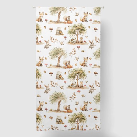 Adorable Woodland Wonderland Autumn Forest Animal