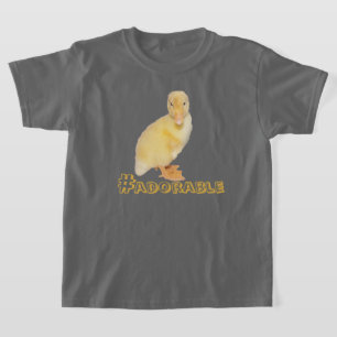 Adorable Yellow Duckling Photograph T-Shirt