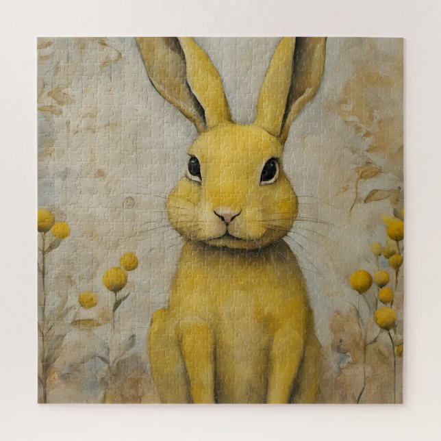 Adorable Yellow Rabbit Jigsaw Puzzle (Vertical)